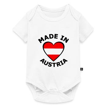 The fans from Austria - Baby Premium short-sleeve bodysuit - white - Front
