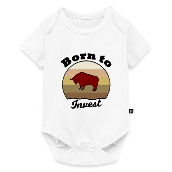 The stock market millionaire - Baby Premium short-sleeve bodysuit - white - Front
