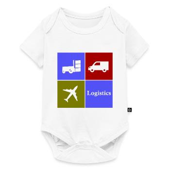 The Logistics Symbols - Baby Premium short-sleeve bodysuit - white - Front