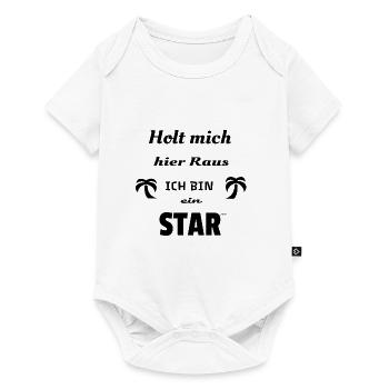 Holt mich hier Raus Ich bin ein Star - Baby Premium Kurzarmbody - Weiß - Vorne