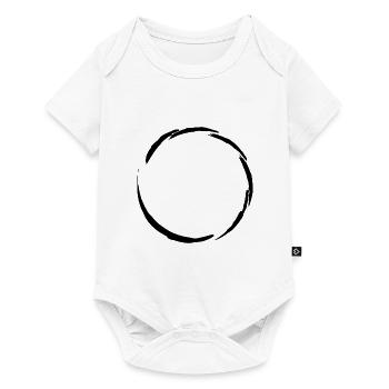 Symbole de cercle - Body à manches courtes Premium Bébé - blanc - Devant
