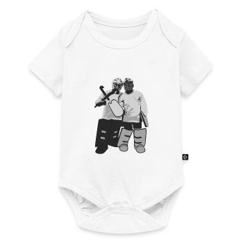goalies - Baby Premium short-sleeve bodysuit - white - Front