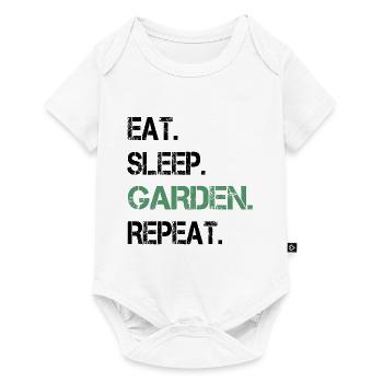 jardin - Body à manches courtes Premium Bébé - blanc - Devant