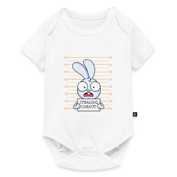 Lapin mignon - Body à manches courtes Premium Bébé - blanc - Devant