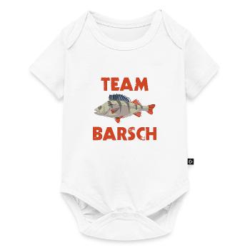 Team Barsch Angler Angel Geschenk Spinnangler - Baby Premium Kurzarmbody - Weiß - Vorne