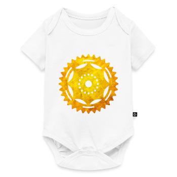 Fahrrad - Baby Premium Kurzarmbody - Weiß - Vorne