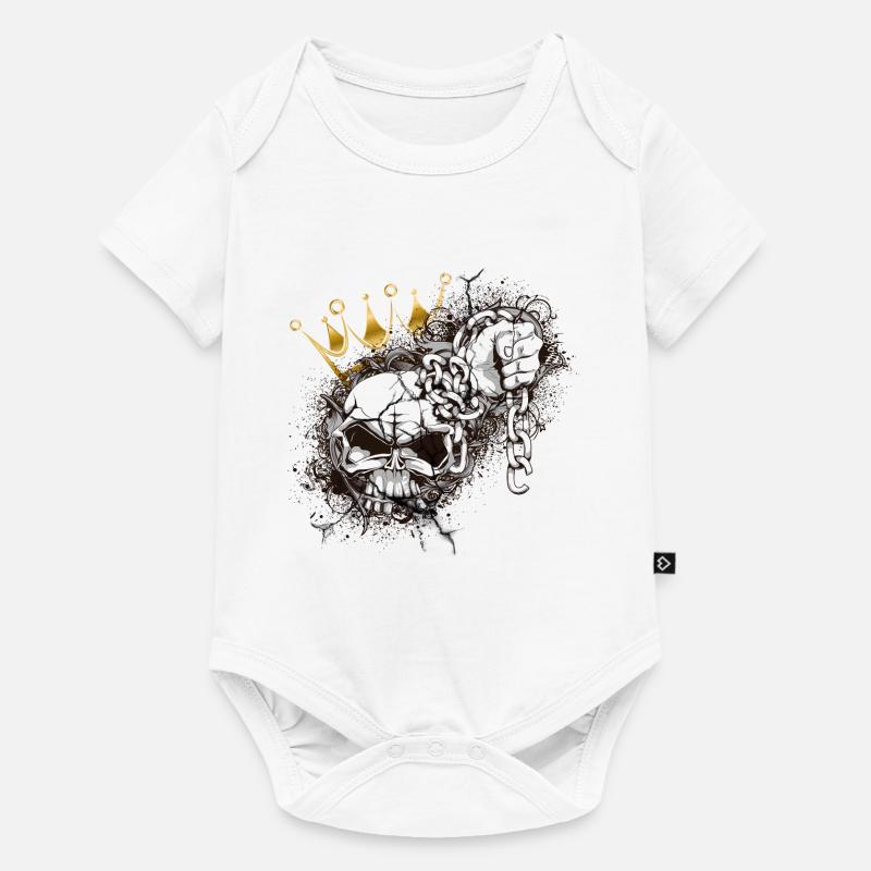 King Crown - Baby Premium short-sleeve bodysuit - white