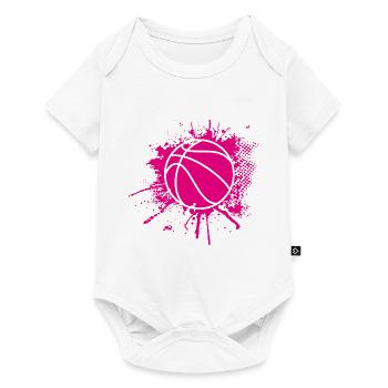 Ballsport - Baby Premium Kurzarmbody - Weiß - Vorne
