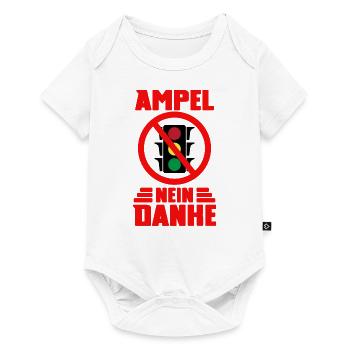 AMPEL - Nein Danke! Demo Ampelregierung Bundestag - Baby Premium Kurzarmbody - Weiß - Vorne