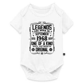September 1968 Vintage Retro Birthday Gift - Baby Premium short-sleeve bodysuit - white - Front