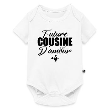 Future cousine d'amour - Body à manches courtes Premium Bébé - blanc - Devant