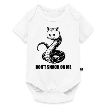 Don't Snack on Me Humor & Funny Cat Lover - Baby Premium short-sleeve bodysuit - white - Front