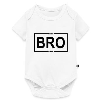 Meilleur frère frères et sœurs cadeau - Body à manches courtes Premium Bébé - blanc - Devant