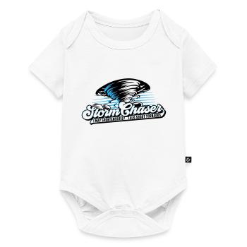 Les couleurs peuvent être modifiées | Storm Hunter Tornades Météo - Body à manches courtes Premium Bébé - blanc - Devant