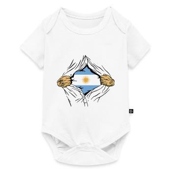Argentina Flag South America Argentine Flag - Baby Premium short-sleeve bodysuit - white - Front