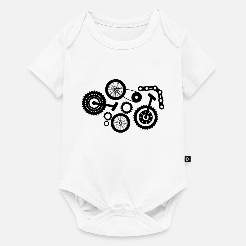 Vélo - Body à manches courtes Premium Bébé - blanc