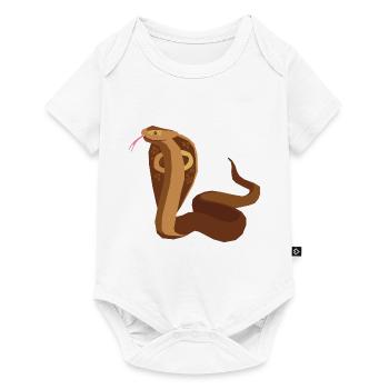Wildtiere - Baby Premium Kurzarmbody - Weiß - Vorne
