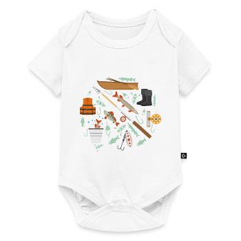 Wassersport - Baby Premium Kurzarmbody - Weiß - Vorne