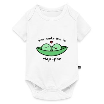 Pois mignon - Body à manches courtes Premium Bébé - blanc - Devant
