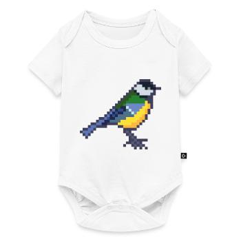 Vogel - Baby Premium Kurzarmbody - Weiß - Vorne