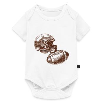 Ballsport - Baby Premium Kurzarmbody - Weiß - Vorne