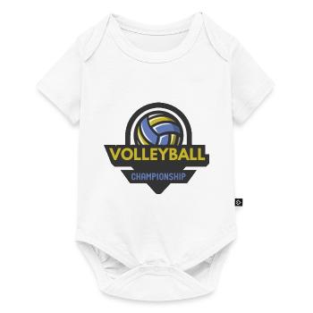Ballsport - Baby Premium Kurzarmbody - Weiß - Vorne