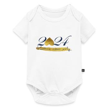 Uniquement des ondes positives - Body à manches courtes Premium Bébé - blanc - Devant