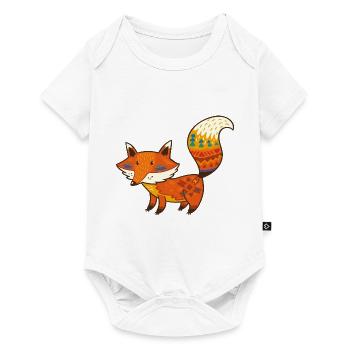 Wildtiere - Baby Premium Kurzarmbody - Weiß - Vorne