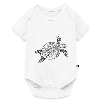 Meerestiere - Baby Premium Kurzarmbody - Weiß - Vorne