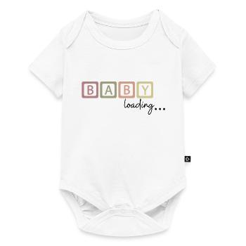 Baby loading… - Baby Premium Kurzarmbody - Weiß - Vorne
