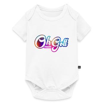 Oh mein Gott - Baby Premium Kurzarmbody - Weiß - Vorne