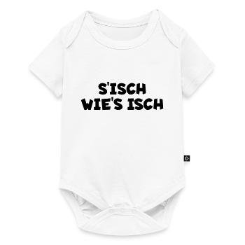S´isch wie´s isch - Baby Premium Kurzarmbody - Weiß - Vorne