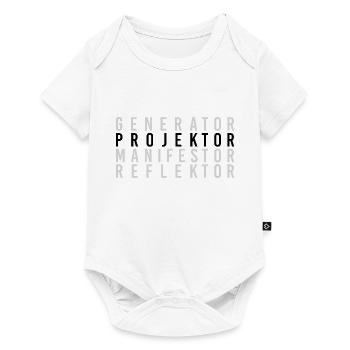 Human Design System Typ Projektor warten Gruppe - Baby Premium Kurzarmbody - Weiß - Vorne