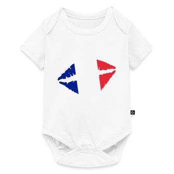 France - Baby Premium short-sleeve bodysuit - white - Front