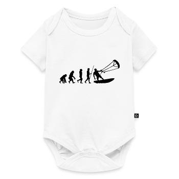Kitesurf Idée Cadeau Sports Nautiques Fun - Body à manches courtes Premium Bébé - blanc - Devant