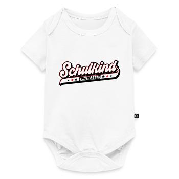 Schulkind Erstklassig | Farben änderbar - Baby Premium Kurzarmbody - Weiß - Vorne