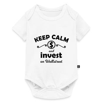 L’investisseur boursier - Body à manches courtes Premium Bébé - blanc - Devant