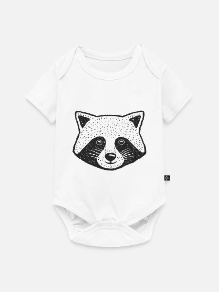 Wildtiere - Baby Premium Kurzarmbody - Weiß