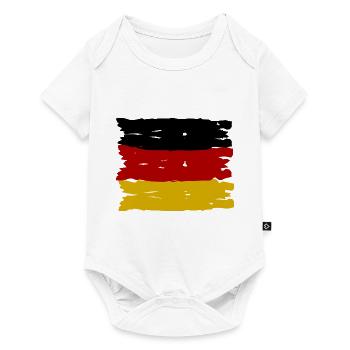 Les fans allemands - Body à manches courtes Premium Bébé - blanc - Devant