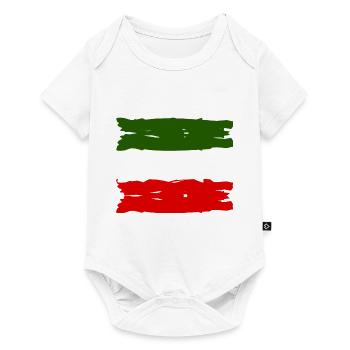 Les Italiens - Body à manches courtes Premium Bébé - blanc - Devant