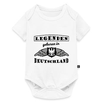 Die Fans aus Deutschland - Baby Premium Kurzarmbody - Weiß - Vorne