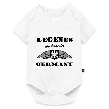 The legends from Germany - Baby Premium short-sleeve bodysuit - white - Front