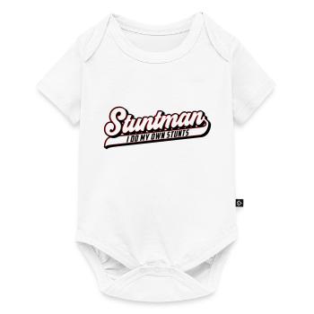 Stuntman I Do My Own Stunts | Colors can be changed - Baby Premium short-sleeve bodysuit - white - Front