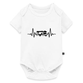 Heartbeat Panel Van Motorhome | Couleur changeable - Body à manches courtes Premium Bébé - blanc - Devant