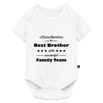 The best brother - Baby Premium short-sleeve bodysuit - white - Front