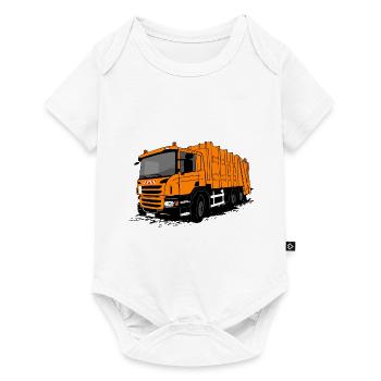 Camion poubelle - camion poubelle - Body à manches courtes Premium Bébé - blanc - Devant