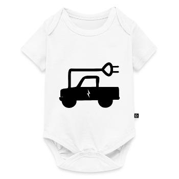 Les camions électriques - Body à manches courtes Premium Bébé - blanc - Devant