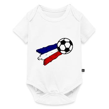 The French football team - Baby Premium short-sleeve bodysuit - white - Front