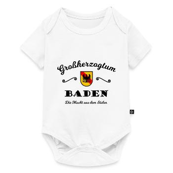 Die Badner Macht aus dem Süden - Baby Premium Kurzarmbody - Weiß - Vorne