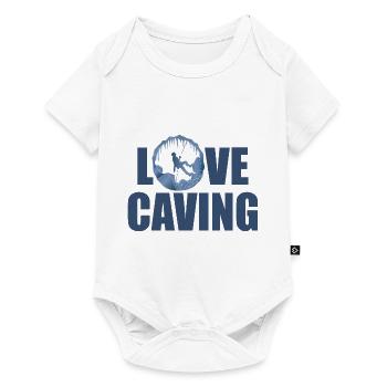 Love Caving - Speleology Potholing Caver - Baby Premium short-sleeve bodysuit - white - Front